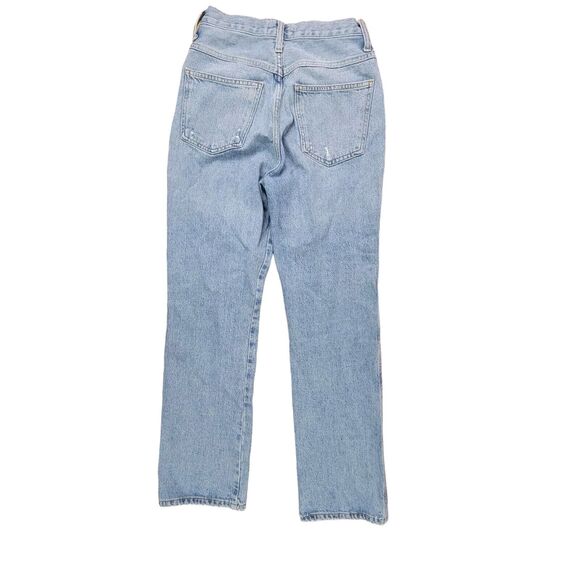Agolde Pinch Waist High Rise Kick in Riptide Jeans Size 25 Light Blue A095-1141 - Picture 2 of 5